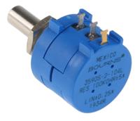 3590s-2-104l Bourns 3590 100kΩ Rotary Potentiometer 10-Turns 1-Gang Panel Mount, 3590S-2-104L
