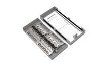 ztb12j6bkxxxxgy HellermannTyton Connectivity ZTB Series Cat6 12 Port RJ45 Patch Panel Unshielded Grey