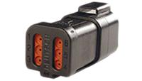 dt04-6p-ce03 Deutsch, DT04, DT Female 6 Way Connector Assembly for use with Automotive Connectors