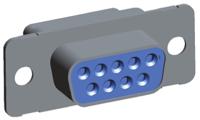 1757820-1 TE Connectivity Amplimite 109 9 Way Cable Mount D-sub Connector Socket