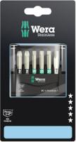 05073634001 Wera Driver Bit Set 6 Pieces, Hexagon, Pozidriv, Torx