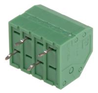 1985218 Phoenix Contact PTSA 1.5/ 4-3.5-Z Series PCB Terminal Block, 3.5mm Pitch, Through Hole Mount, Solder Termination