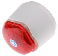 90025r0 Hosiden Besson Banshee Excel Lite Series Red Sounder Beacon, 9 → 30 V dc, IP45, Bayonet Mount, 110dB at 1 Metre