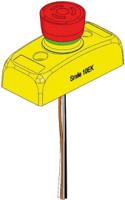 2tla030051r0600-smile-10-ek ABB Smile Series Twist Release Emergency Stop Push Button, Panel Mount, 32mm Cutout, 2NC