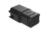 atv04-18pb Amphenol Industrial, ATV Automotive Connector Socket Black 18 Way ATV04-18PB
