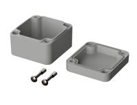 02205000 Bopla Euromas Series Light Grey Polycarbonate Enclosure, IP66, IK07, Light Grey Lid, 52 x 50 x 35mm