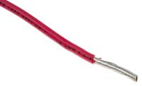 6718-rd005 Alpha Wire Ecogen Ecowire Series Red 3.3 mm² Hook Up Wire, 12 AWG, 65/0.25 mm, 30m, MPPE Insulation, 6718 RD005