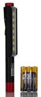 255-4204 RS PRO LED Pen Torch Black, Red 275 lm, 154 mm