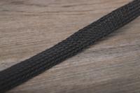 408-277 RS PRO Expandable Braided PET Black Cable Sleeve, 10mm Diameter, 10m Length