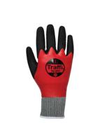 tg1072-10 Traffi TG1072 Black, Red Acrylic, Nylon Acrylic, Nylon (Liner) Glove, Size 10, Nitrile Coating
