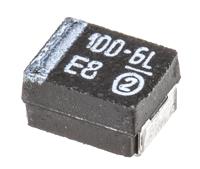tr3b107k6r3c0500 Vishay 100μF MnO2 Tantalum Capacitor 6.3V dc, TR3 Series