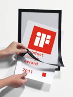 4872-01 Durable DURAFRAME® Black A4 Smooth and rigid Information Frame, 323mm Height, 236mm Width