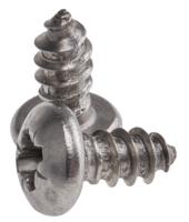 522-1454 RS PRO Plain Stainless Steel Pan Head Self Tapping Screw, N°8 x 3/8in Long 9.5mm Long