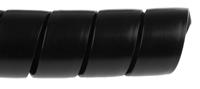162-20300-spf30-pp-bk HellermannTyton Spiral Wrap, I.D 30mm, 34mm PP SPF Series