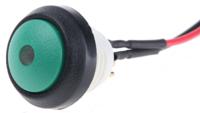 48-6-rb-r-gr-b ITW Switches 48 Series Illuminated Push Button Switch, Latching, Panel Mount, 13.6mm Cutout, SPST, Red LED, 48V dc, IP67