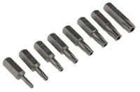 615-9170 RS PRO Driver Bit Set 8 Pieces, Tamperproof Star