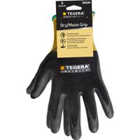 8800r-7 Tegera TEGERA Black, Yellow Spandex, Nylon Nylon, Spandex Work Gloves, Size 7, Nitrile Coating