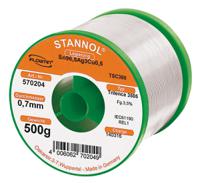 570204 Stannol Wire, 0.7mm Lead Free Solder, 217°C Melting Point