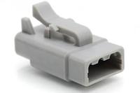 atm06-3s Amphenol Industrial, ATM Automotive Connector Plug Grey Cable Mount 3 Way, Crimp Termination ATM06-3S