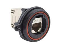px0855ks Bulgin Standard Buccaneer - Ethernet Series Female Ethernet Connector, Panel Mount, Cat8 Straight
