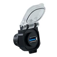 143-818 RS PRO Straight, Front Mount, Socket Type USB A USB 3.0 IP20, IP65, IP67, IP68, IP69 USB Connector