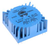70030k Nuvotem Talema 115 V ac, 230 V ac, 2 x 7V ac Toroidal Transformer, 7VA 2 Output