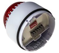 640033full-0044x Eaton Red Sounder Beacon, 18 → 28 V dc, IP58, IP65, Wall Mount, 101dB at 1 Metre