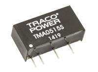tma-0515s TRACOPOWER TMA DC-DC Converter, 15V dc/ 65mA Output, 4.5 → 5.5 V dc Input, 1W, Through Hole, +85°C Max Temp