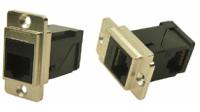257-6711 RS PRO Single-Port RJ45 Female Feedthrough Ethernet Connector, Cat5e, Unshielded