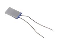 457-3603 RS PRO PT1000 RTD Sensor, 2,1mm Dia, 4mm Long, 2 Wire, Chip, Classe A +600°C Max