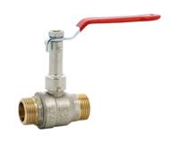 609006 Sferaco Nickel Plated Brass Ball Valve, Ball Valve, Threaded, BSP 1in, 30bar Operating Pressure
