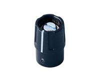 a2609040 OKW 9mm Black Potentiometer Knob for 6mm Shaft Round Shaft, A2609040