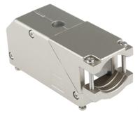 dl2 ITT Cannon DL, DLM Series Aluminium Right Angle D Sub Backshell, 96 Way, Strain Relief