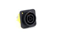 hpt-3-fd Amphenol Industrial, HPT IP65 Black Panel Mount 3P Power Connector Socket, Rated At 16A, 250 V No