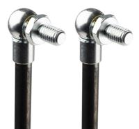 swy8060600056 Camloc Steel Gas Strut, with Ball & Socket Joint, End Joint, 364.0mm Extended Length, 150.0mm Stroke Length