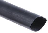 211-6258 RS PRO Halogen Free Heat Shrink Tubing, Black 12.7mm Sleeve Dia. x 1.2m Length 2:1 Ratio