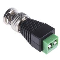 124-2521 RS PRO Straight Coax Adapter BNC Plug to Terminal Block Socket