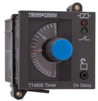 tt4801-01 Tempatron TT4801 Series DIN Rail, Panel Mount Timer Relay, 230V ac, 2-Contact, 6 s → 6h, 1-Function, DPDT
