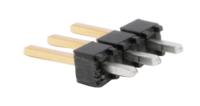 tsw-103-07-l-s Samtec TSW Series Straight Through Hole Pin Header, 3 Contact(s), 2.54 mm Pitch, 1 Row, Unshrouded