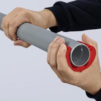 90-22-10-bk Knipex BiX® Pipe Cutter 16 → 50 mm, Cuts Plastic