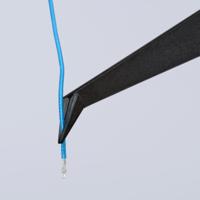 92-09-03-esd Knipex 115 mm, Plastic, Smooth, ESD Tweezer