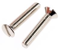 482-9209 RS PRO Slot M3 Countersunk Brass Machine Screws DIN 963 x 16.0mm