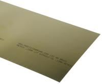 518-839 Brass Shim, 2.5m x 150mm x 0.1mm