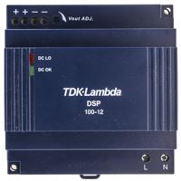 dsp-100-12 TDK-Lambda DSP Switched Mode DIN Rail Power Supply, 90 → 264 V ac / 120 →370V dc ac, dc Input, 12V dc dc