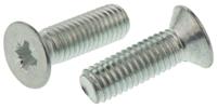 553-475 RS PRO Pozi M5 Countersunk Steel Machine Screws DIN 965 x 16.0mm