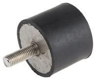 171-2610 RS PRO M10 Anti Vibration Mount, Male to Female Bobbin with 160.6kg Compression Load