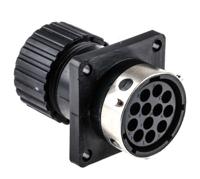 tn0s14-0012s1l-192900-0308 ITT Cannon Circular Connector, 12 Contacts, Panel, Standard Connector, Socket, Female, IP67, Trident Neptune Series