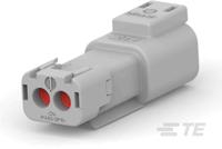 dt04-2p-tn31-1-2303812-2 Deutsch, DEUTSCH DT Automotive Connector Socket Grey Cable Mount 2 Way, Screw Termination DT04-2P-TN31 / 1-2303812-2