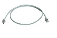l00000a0081 Telegartner, 1m Cat6a, Grey RJ45 to Male RJ45 Male, S/FTP Shielded, Terminated