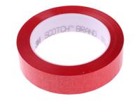 850-25mm-x-66m-red 3M SCOTCH 850 Red Masking Tape 25mm x 66m